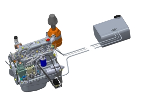 Cómo instalar el medidor de flujo de combustible Eurosens Delta en el motor diesel