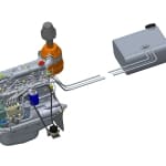 Como instalar o medidor de fluxo de combustível no motor diesel