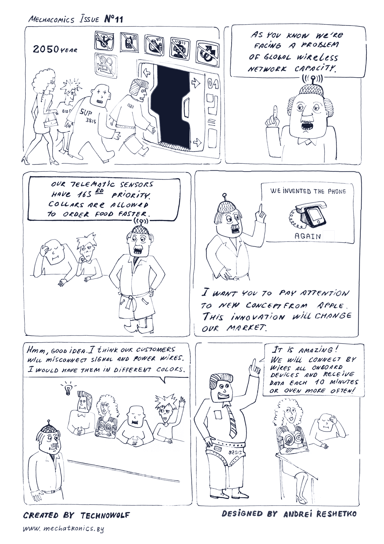 Comix about telematic business <img src=